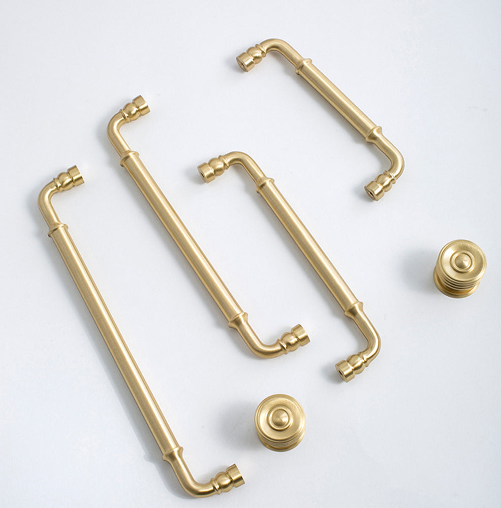 Luxury Brass Wardrobe Kitchen Handles And Knobs