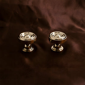Retro Gold Brass Wardrobe Handles And Knobs