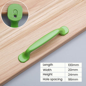 Colored Aluminum Alloy Children Room Wardrobe Handle