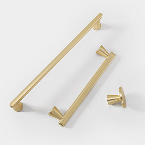 Modern Minimalist Gold and Grey Cabinet Handles