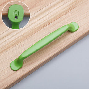 Colored Aluminum Alloy Children Room Wardrobe Handle