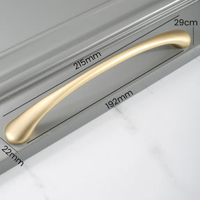 Simple Gold Cabinet Modern Zinc Alloy Handles