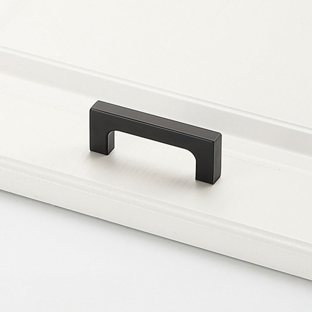 Black Simple Long Cabinet Handles
