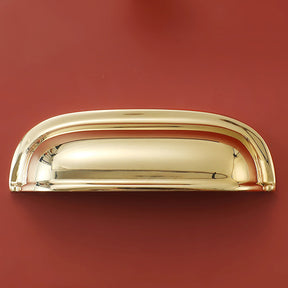 Nordic Luxury Brass Wardrobe Cabinet Drawer Handles