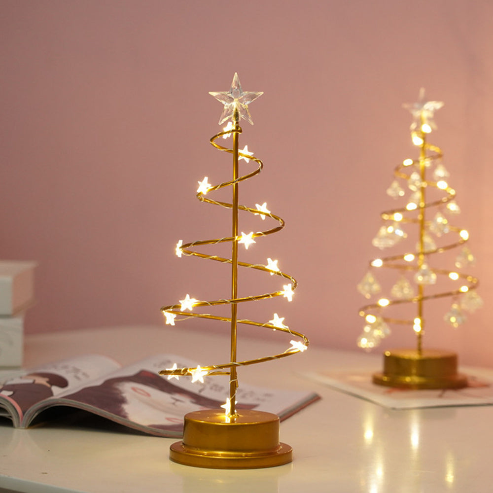 Chic Crystal Tree Lamp LED Christmas Lightings