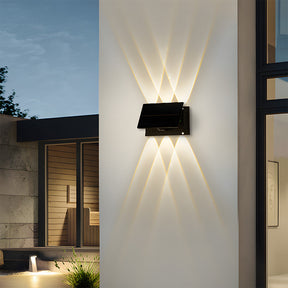 IP65 Up & Down Waterproof External Solar Garden Wall Lamp