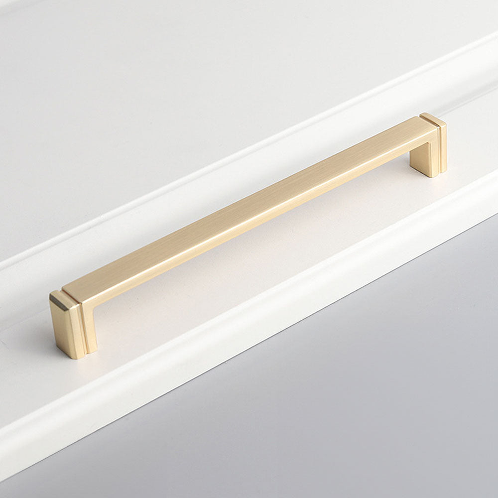 Modern Minimalist Zinc Alloy Square Cabinet Handle