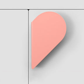 Colorful Heart-Shaped Cartoon Wardrobe Door Handle