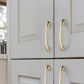 Simple Gold Cabinet Modern Zinc Alloy Handles