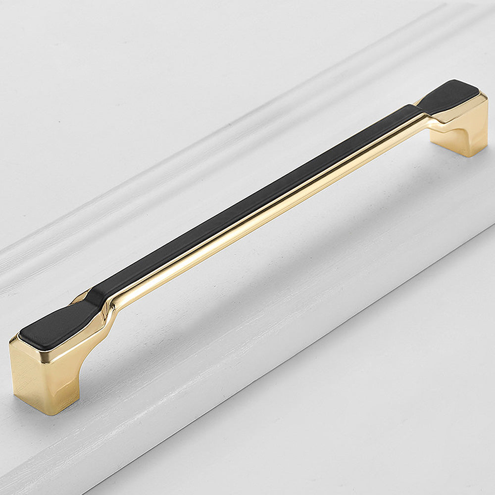 Simple Gold Round Corner Cabinet Handle