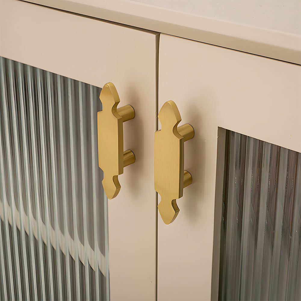 Nordic Style Brass Gold Cabinet Handles