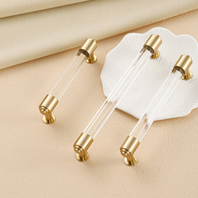 Wooden Crystal Cabinet Door Drawer Handles