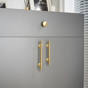Modern Luxurious Gold Solid Drawer Handle