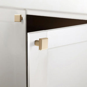 Modern Minimalist Zinc Alloy Square Cabinet Handle