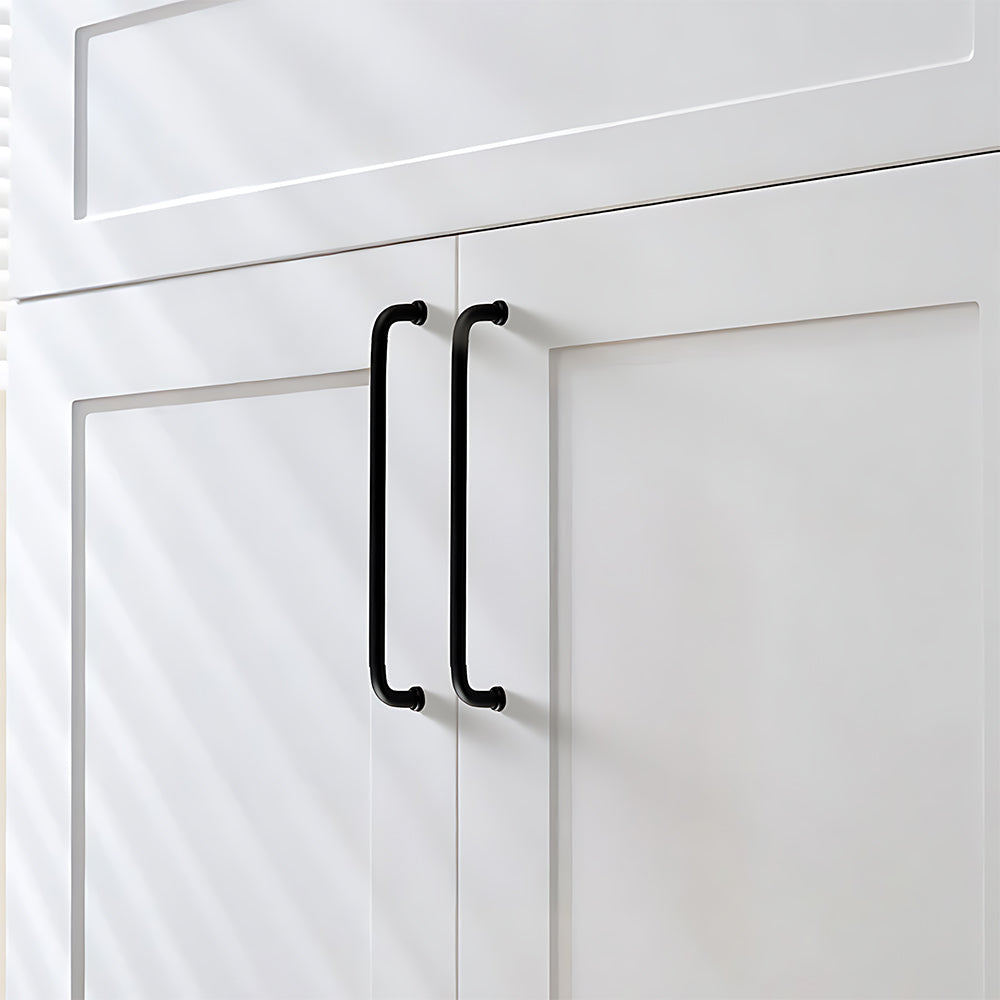 French Minimalist Rounded Arc Cabinet Handles