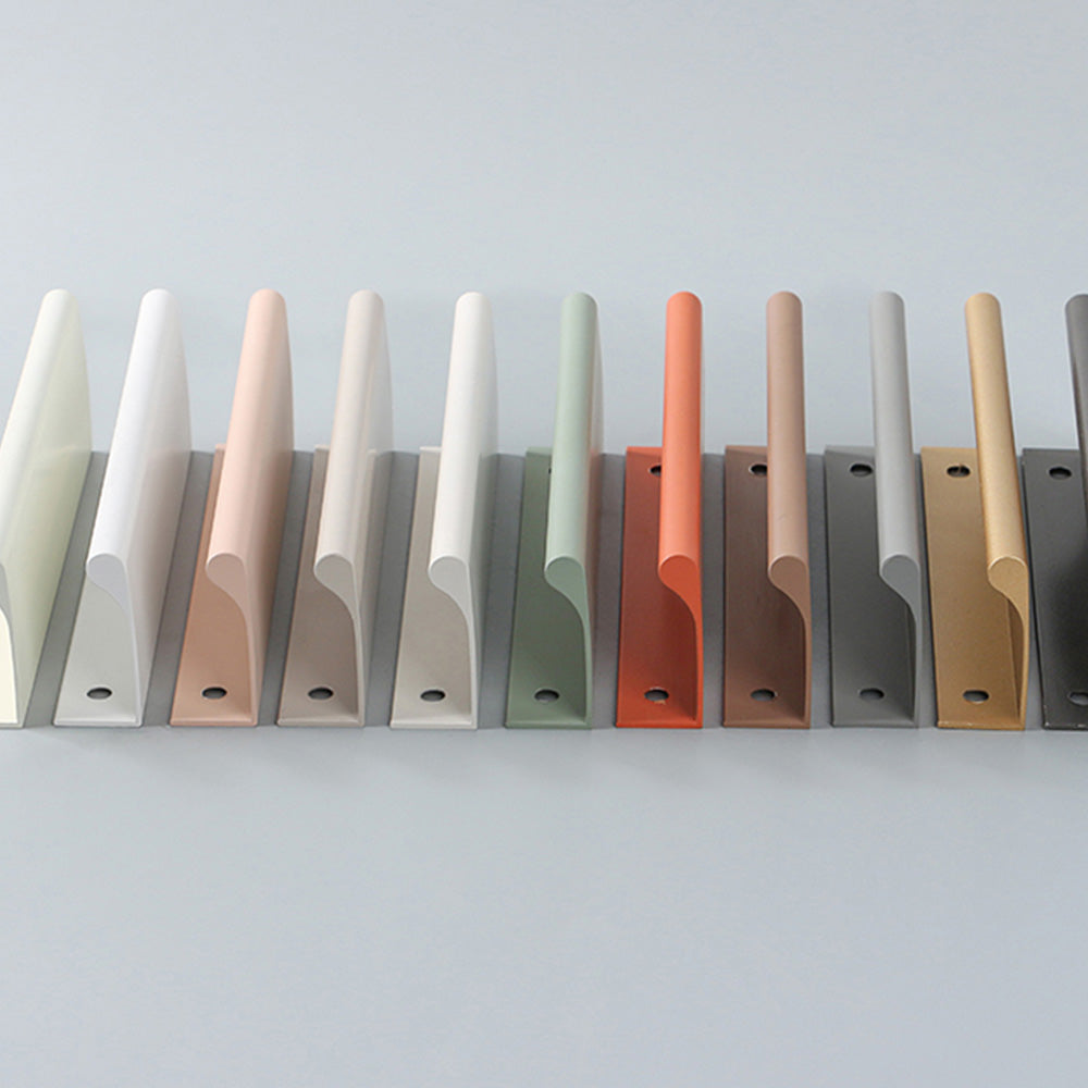 Modern Colorful Long Cabinet Edge Finger Pulls For Kitchen