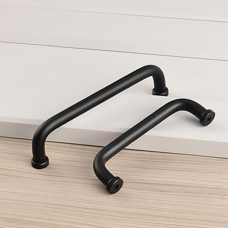 French Minimalist Rounded Arc Cabinet Handles