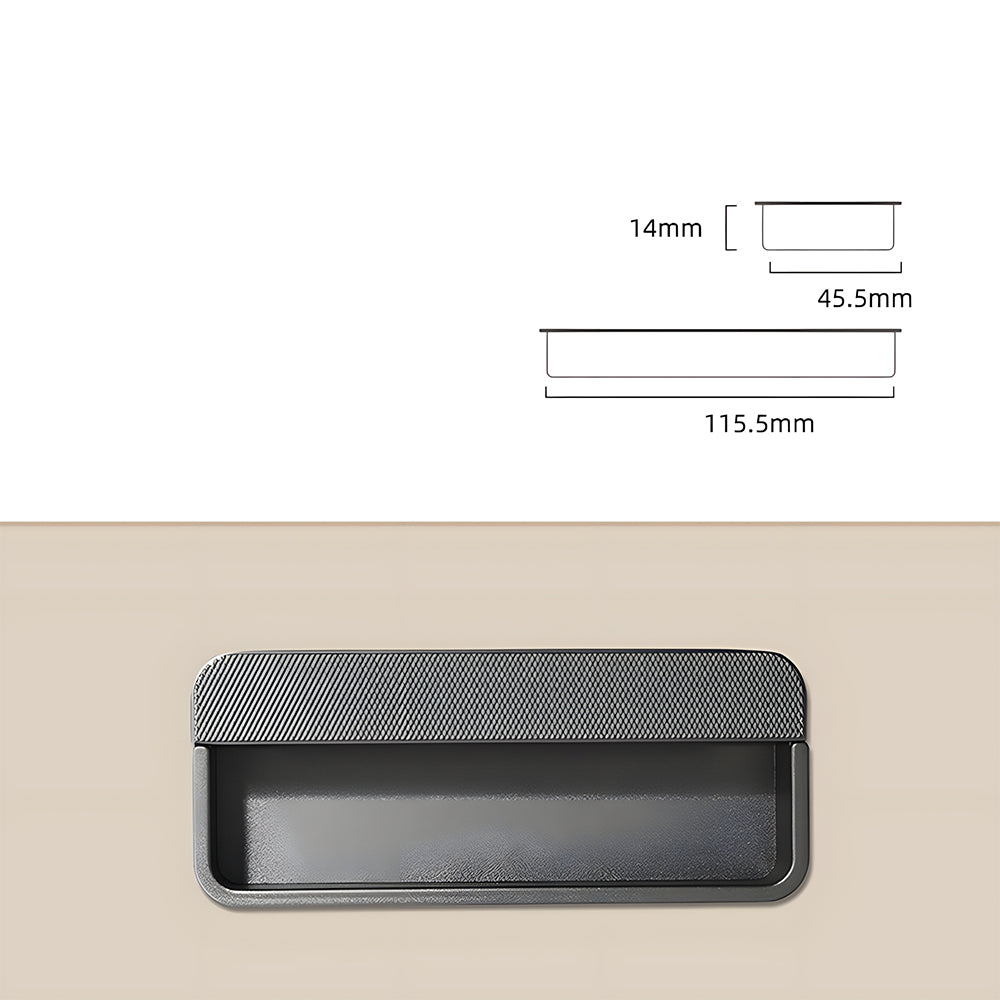 Stylish Metal Recessed Sliding Door Concealed Handles