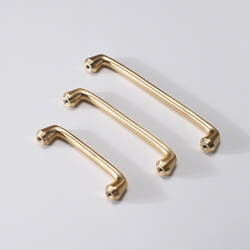 Smooth Gold Cabinet Handles for Wardrobe Cupboard