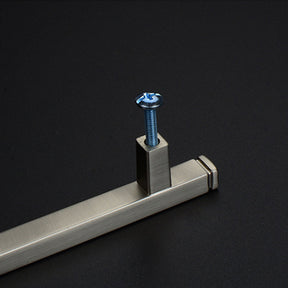 Modern Minimalist Square Brushed Handles And Pulls