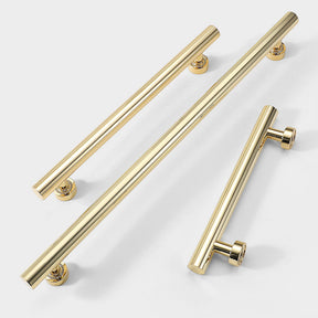 Modern Simple Gold Diamond Cabinet Drawer Handle