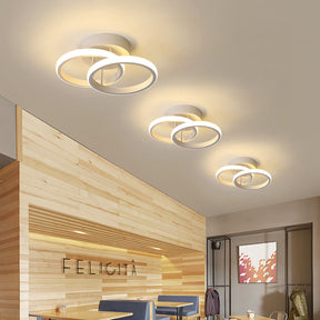 Modern Metal White LED Ceiling Light