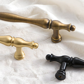French Style Solid Brass Cabinet Drawer Handles