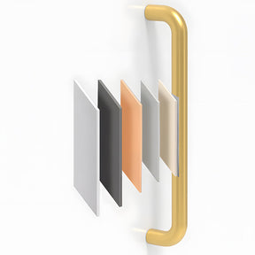 Space Aluminum Alloy Light Cabinet Handles