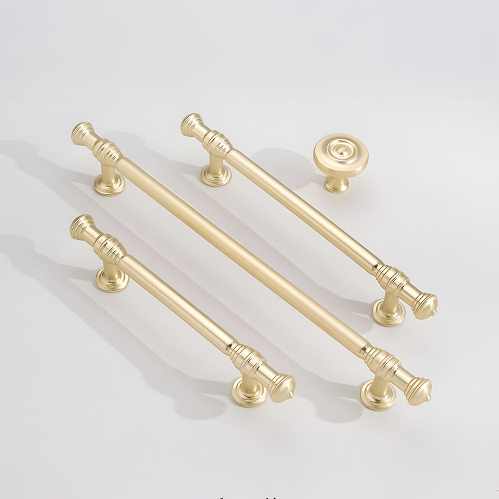 Luxury French Gold Wardrobe Door Cabinet Drawer Handles