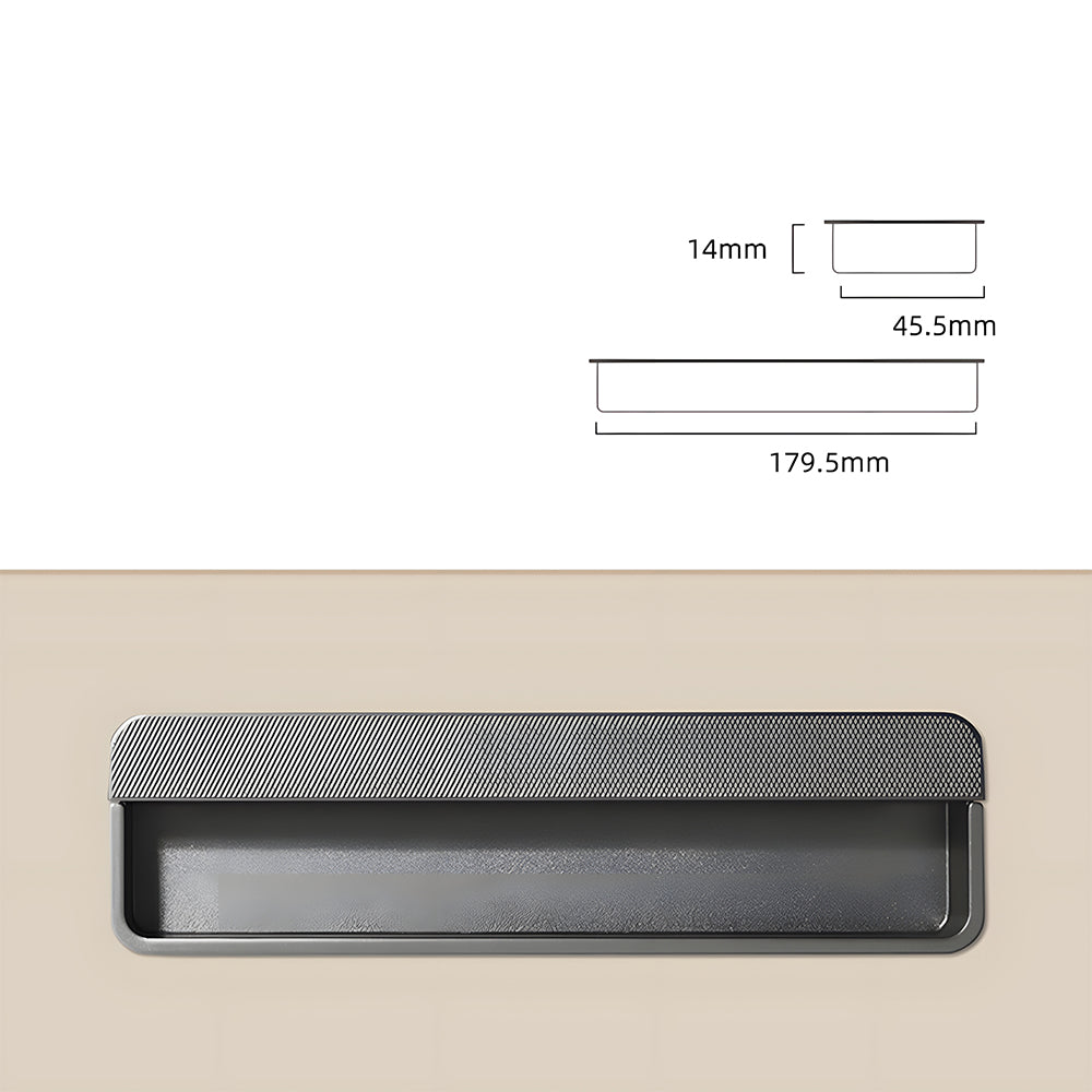Stylish Metal Recessed Sliding Door Concealed Handles
