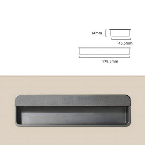 Stylish Metal Recessed Sliding Door Concealed Handles