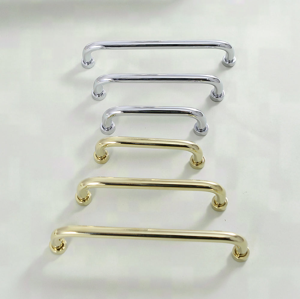 French Retro Brass Wardrobe Drawer Handles