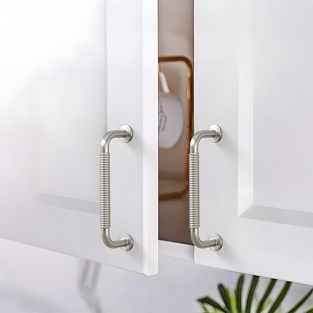 Modern Threaded Wardrobe Kitchen Cabinet Handles