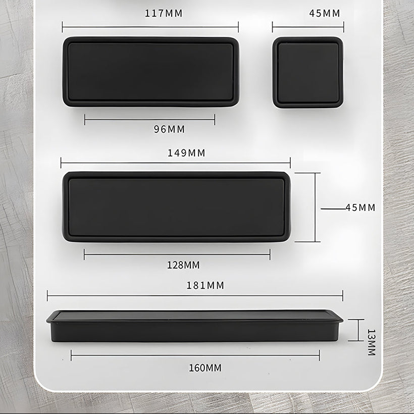 Simple Hidden Embedded Concealed Cabinet Handles
