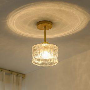 Flower Glass Hallway Ceiling Lighting