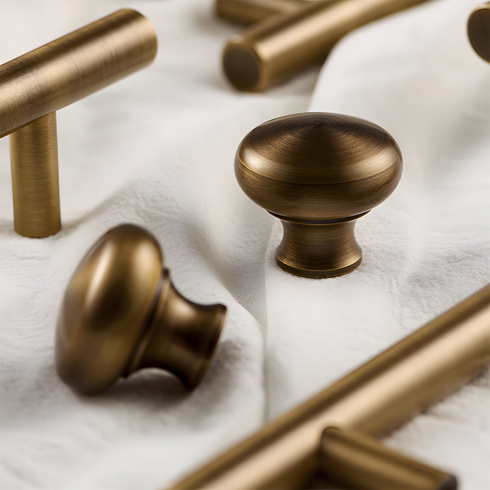 Luxury Simple Brass Drawer Pulls Cabinet Handles