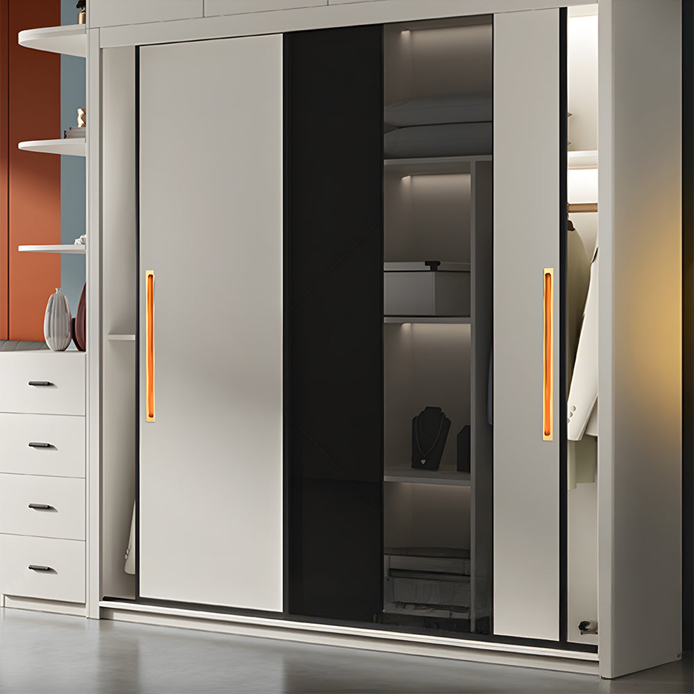 Retro Invisible Recessed Finger Edge Pull Cabinet Handles