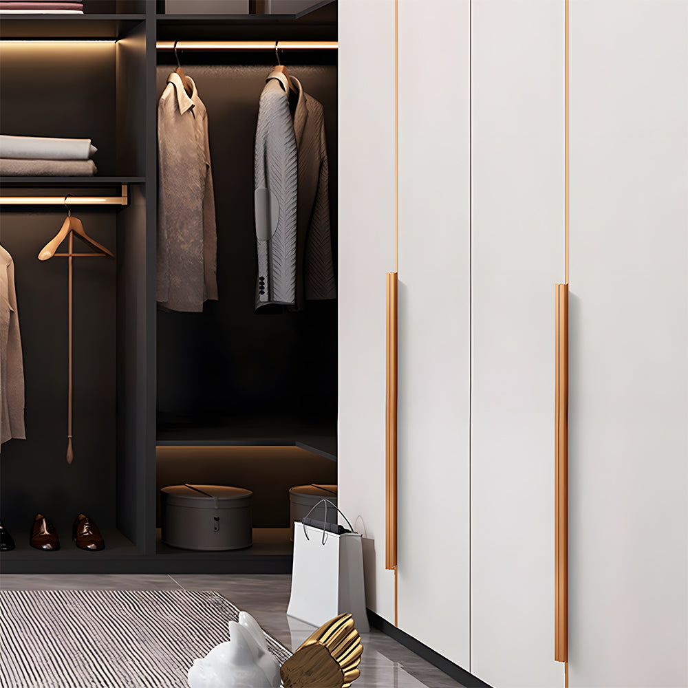 Minimalist Wardrobe Door Invisible Edge Cabinet Handles