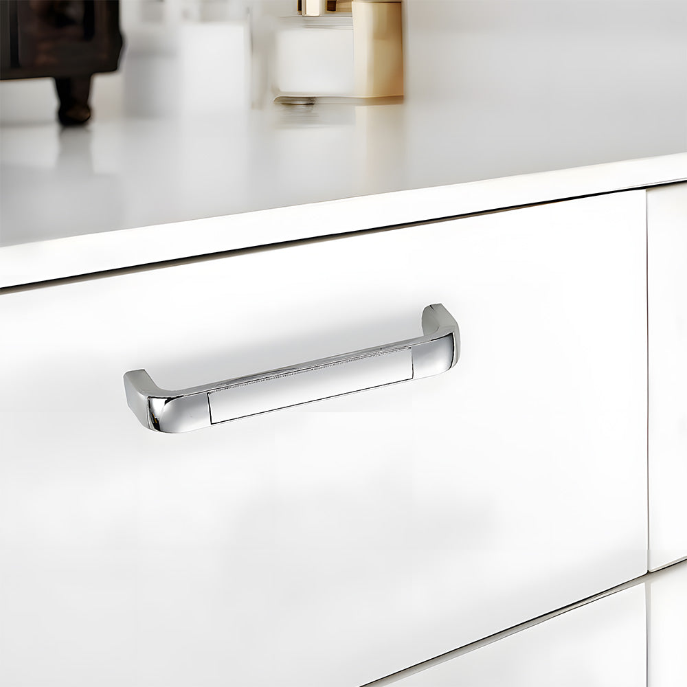 Modern Minimalist Frosted Wardrobe Door Drawer Pull