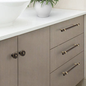 Retro Elegant Brass Kitchen Cabinet Handles And Knobs