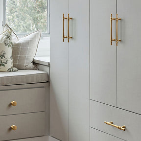 Modern Luxury Gold Wardrobe Cabinet Handles