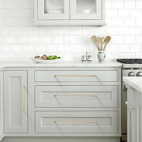 Simple Aluminum Alloy Round Arc Cabinet Handle