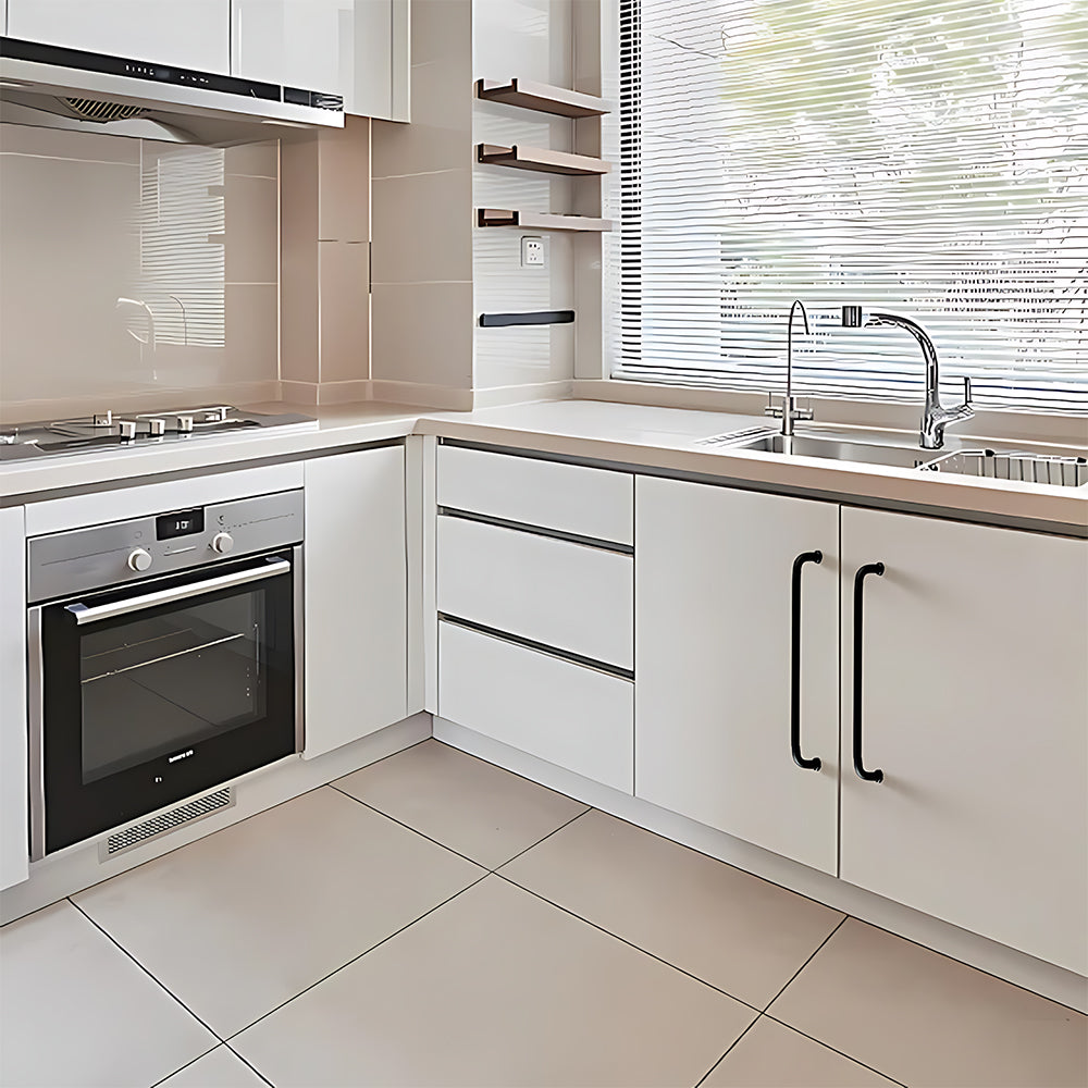 French Minimalist Rounded Arc Cabinet Handles