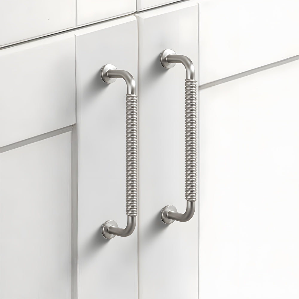 Modern Threaded Wardrobe Kitchen Cabinet Handles