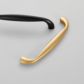 Modern Minimalist Curved Cabinet Drawer Pull Handles