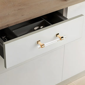 Modern Transparent Acrylic Wardrobe Door Handle