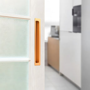 Retro Invisible Recessed Finger Edge Pull Cabinet Handles