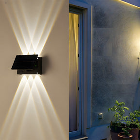 IP65 Up & Down Waterproof External Solar Garden Wall Lamp