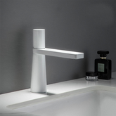 Waterfall Bathroom Basin Taps_White