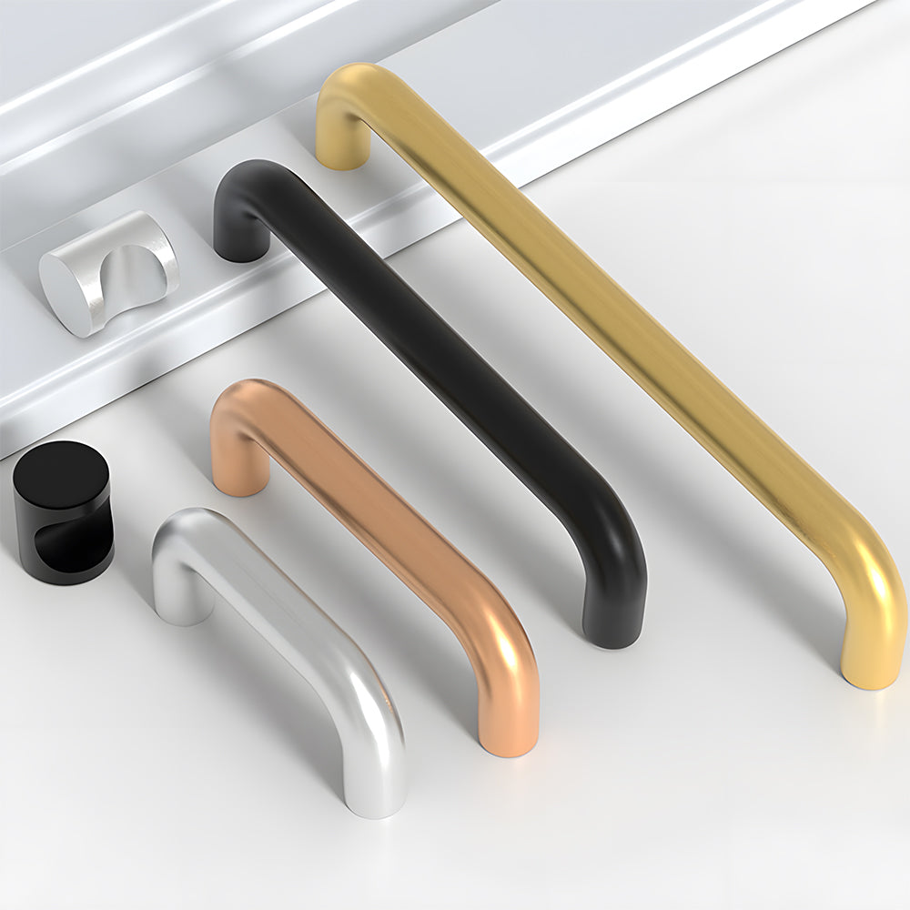 Space Aluminum Alloy Light Cabinet Handles